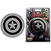 Captain America Shield Logo Marvel Avengers Assemble Comics Auto Car Truck SUV Vehicle Garage Home Office School 3D Chrome Emblem Decal - Emblemz