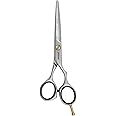 Jaguar Shears Pre Style Relax Slice 5.5 Inch Offset Design Professional Ergonomic Steel Hair Cutting & Trimming Scissors for Salon Stylists, Beauticians, Hair Dressers and Barbers