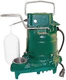 Zoeller M53 Mighty-mate Submersible Sump Pump, 1/3 Hp