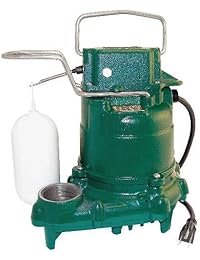 Zoeller M53 Mighty mate Bomba sumergible para aguas residuales, 1 3 Hp