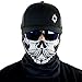 Hoo-Rag Gunslinger Skull Neck Gaiter Skeleton Face Mask - Wear it 10+ Ways