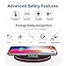 SUMart Wireless Charger Ultra Slim Wireless Charging Pad Fast Charge Compatible iPhone Xs Max/XS/XR/X/8/8 Plus Galaxy S9/S9+/S8/S8+/Note 8 and More (No AC Adapter) (Gold/White)