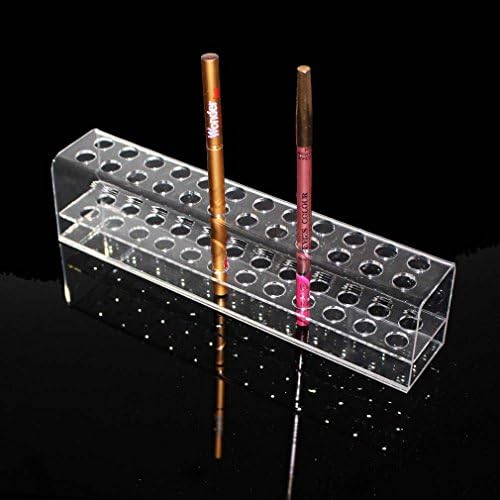 Mordoa Acrylic Pen Pencil Stand Holder Makeup Cosmetic Brush Storage Organizer Rack Eyebrow pencil Jewelry Display Shelf A09