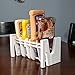 Home-X Upside Down Condiment Bottle Holder Rack, The Perfect Kitchen Top Organizer that Prevents Waste and Uses Every Last Drop of Your Favorite Condiments