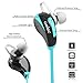 Wireless Earbuds, AELEC Bluetooth Headphones In-Ear Sports Earbuds Sweatproof Earphones Noise Cancelling Headsets with Mic for Running Jogging (Blue)