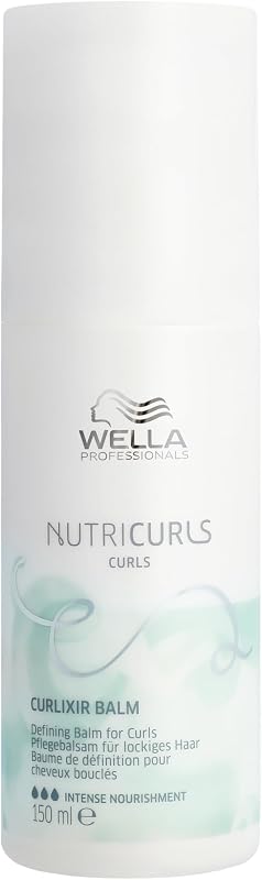NUTRICURLS Curlixir Curl Defining Cream Sem Enxaguamento - Com Óleo de Jojoba, 150 ml