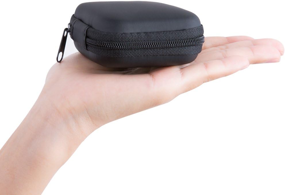 Headphones Case, Portable Storage Bags Travel Carrying Case for Bluetooth Wireless Headphones, Cords, Cable, iPhones Earbuds, Charger, Airpods, USB Flash Driver, MP3(Square): Home Audio & Theater