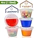 Fit Meal Prep 250 Pack 4 oz Jello Shot Cups with Lids, Disposable Souffle Portion Cups for Sauce