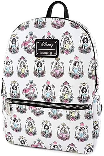 Loungefly Princess Portraits Faux Leather Mini Backpack Standard