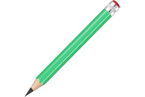 ywmigl 13 inch Wooden Jumbo Pencils for Prop Giant Big Novelty Wood Pencil with Eraser for Fun Decor, School Projects, Party Favors, and Unique Gifts (Green)