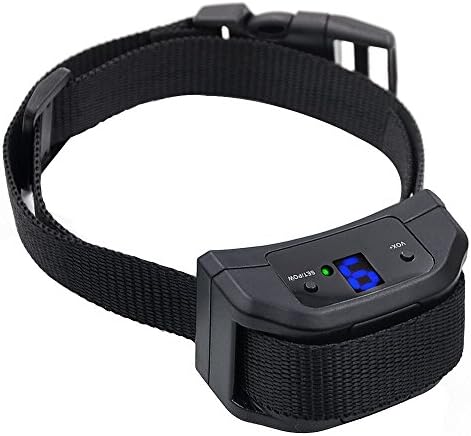 Bark Collar for Small Medium Large Dogs with Dual Modes: Beep+Vibration/Shock-No Barking Collar with 9 level Sensitivity - Stop Barking Collar with Digital Display