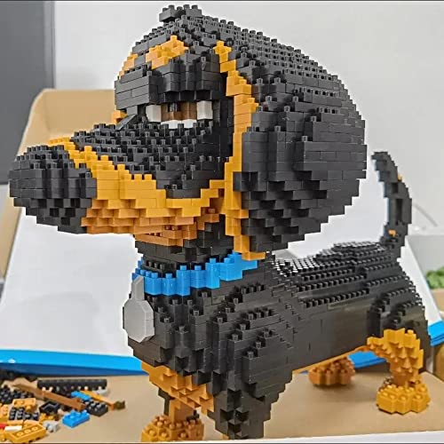Building Block Animal Dogs Micro Mini Block Dog Building Animal Set DIY