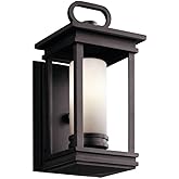 Kichler 49474RZ South Hope Outdoor Wall 1-Light, Rubbed Bronze, 8-Inch