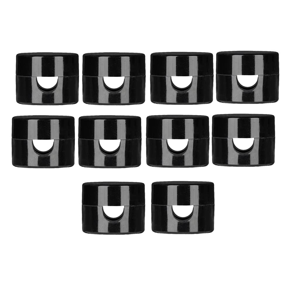 Srrrwunti 10Pcs Hook for Ceiling Hanging Light,DIY Lamp Hanging Electric Wire Cable Cord Chandelier Fixture Hardware Hook Black