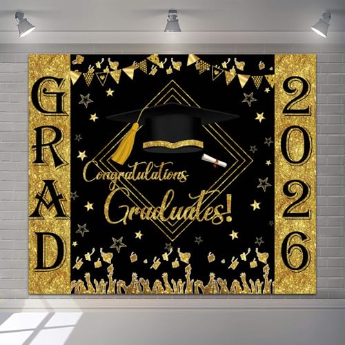 Graduation Congratulations Photography Backdrop