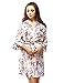 Skyfitting Women's Kimono Robe, Cotton Bridesmaid Robes, Short Regular Size / 36