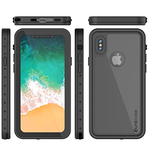 iPhone X Waterproof Case, Punkcase [StudStar Series] [Slim Fit] [IP68