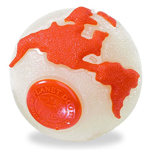 Planet Dog Orbee-Tuff Planet Ball Dog Toy, Large, Glow/Orange (Best Dog Breed In The World)