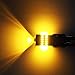 AUXITO Amber Yellow 3157 LED Bulbs Extremely Bright 48-SMD 4014 LED Chipsets 3156 3057 4057 4157 LED Bulbs with Projector for Turn Signal Lights (Pack of 2)