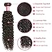Beauty Forever Brazilian Virgin Hair Curly Weave 3 Bundles 100% Unprocessed Human Hair Extensions Natural Color (100+/-5g)/ Pc (20 22 24)