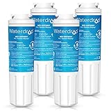 Waterdrop UKF8001 Replacement Refrigerator Water Filter, Compatible with Maytag UKF8001, UKF8001AXX, UKF8001P, 4396395, 469006, Filter 4, Puriclean II, Standard, 4 Pack