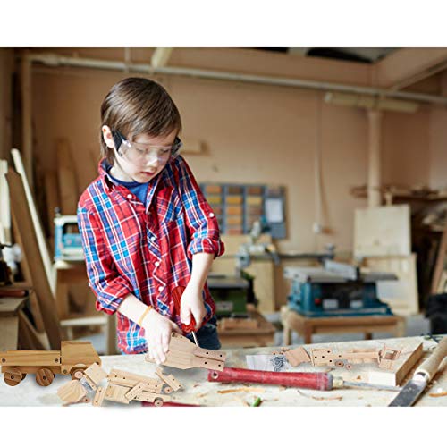 Kraftic Woodworking Building Kit for Kids and Adults, with 3