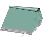 Metronic Poly Mailers 12x15.5 100Pack, Medium Size Shipping Bags for Clothing, Strong Self-Seal Mailers Poly Bags Shipping Envelopes, Thick Mailing Bags Package Bags for Small Business Packing, Green