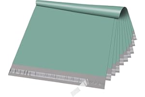 Metronic Poly Mailers 12x15.5 100Pack, Medium Size Shipping Bags for Clothing, Strong Self-Seal Mailers Poly Bags Shipping Envelopes, Thick Mailing Bags Package Bags for Small Business Packing, Green