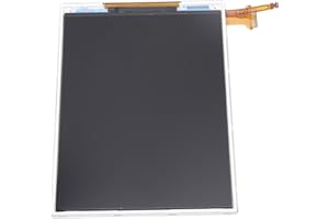 Bewinner Lower LCD Screen Replacement for New 3DS XL/LL, Bottom Screen Display Assembly, AntiFingerprint, Tested & Ready to I