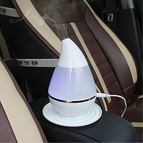 Usb drops of 7-color luminous ultrasound aromatherapy humidifier 250ml air oil disperser smart home purifier nebulizer freshener