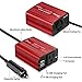 Enkey 150W Car Power Inverter DC 12V to 110V AC Converter with 3.1A Dual USB Charger