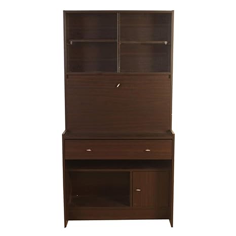 HomeTown Rhombus Study Table (Walnut)