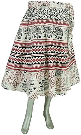 Evening Indian Clothing Cotton Wrap Skirt