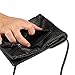 Universal Crossbody Bag Purse Cell Phone Pouch Multipurpose Soft PU Leather Wallet Moblie Phone Carrying Cases Shoulder Bag with Shoulder Strap for Smartphone Under 6.2' from WaitingU -Black