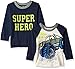 Gerber Graduates Baby Toddler Boys' 2 Pack Tops, Monster Truck, 3T