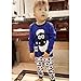 Hooyi Baby Boy Sleepwear Cotton Children Casual Shaun The Sheep Pajamas Set (110(5)) Blue