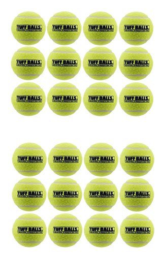 24 Pack of Petsport USA Tuff Balls Industrial Strength Dog Toys, Standard Size 2.5