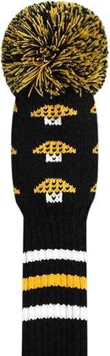 Scott Edward Knitted Golf Head Covers 3Pcs Driver Fairway Hybrid Mushroom view 3