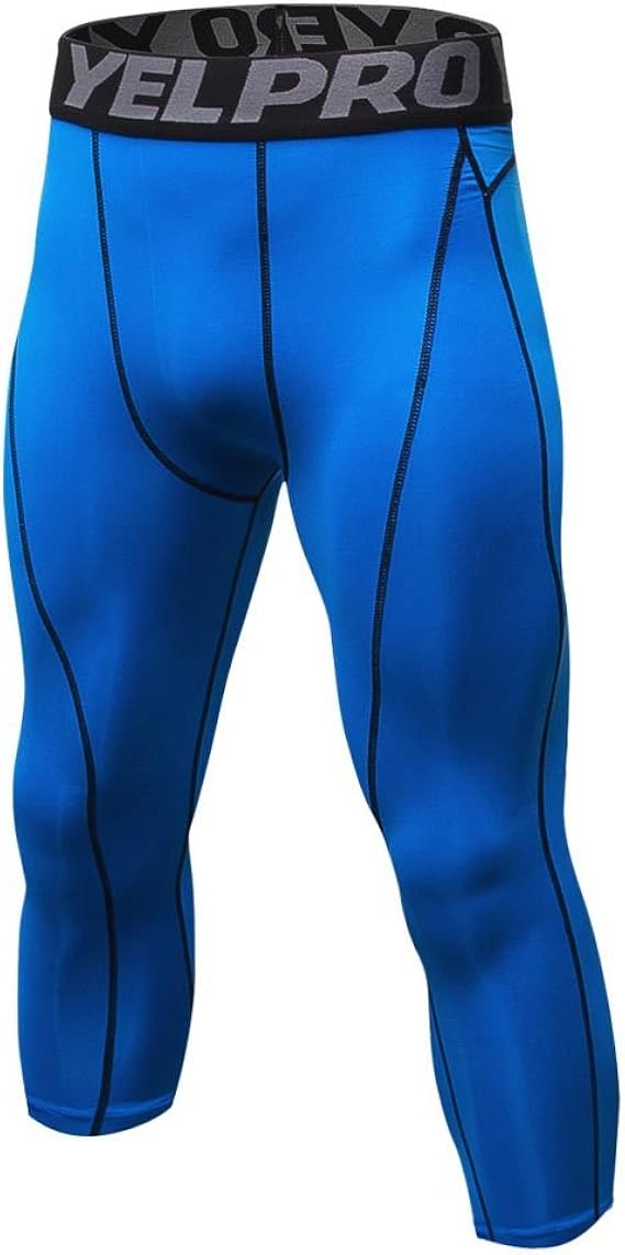 Amazon Bobora メンズ コンプレッションタイツ スポーツパンツ 7分丈 Uvカット 吸汗速乾 パワーストレッチ アンダーウェア ロングタイツ 機能性インナー 着圧 加圧パンツ コンプレッションタイツ 通販