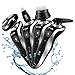 KOOWHEEL Electric Shaver Razor For Men 4 in 1, Beard Trimmer Waterproof Wet Dry Rotary Shaver Cordless Hair Trimmer Nose Hair Trimmer Facial Cleaning Brush USB Rechargeable Black