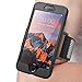 I BLASON LLC iPhone 7 Plus Armband, iPhone 8 Plus Armband, SUPCASE Easy Fitting Sport Running Armband Case with Premium Flexible Case Combo for Apple iPhone 7 Plus 2016 / iPhone 8 Plus 2017 (Black)