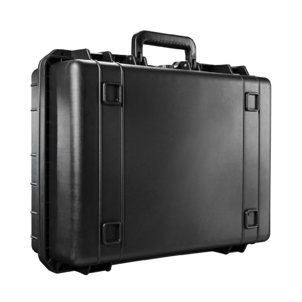 Mantona Outdoor Fotokoffer L - Wasserdichter Kamerakoffer 31L, staubdicht & stoßfest, großer Schutzkoffer inkl. Schaumstoffeinlagen, ideal für Kameras, Objektive & Zubehör (48.5x35.5x18cm) – Bild 8