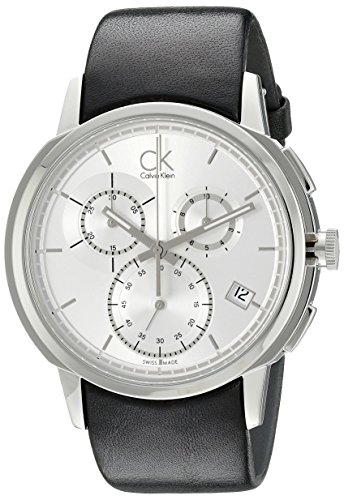 Calvin Klein Men's K1V27820 Drive Analog Display Swiss Quartz Black Watch