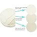 Love My Antibacterial Soft Bamboo Water Absorbent Nursing Pads for Breastfeeding Mothers, 6-Pairs
