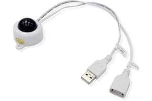 WEISUAN-TUODI DC 5V 2A PIR Motion Activated Mini Body Sensor Switch with USB Interface Cable for LED Strip Light (Without Light Sensor, White)