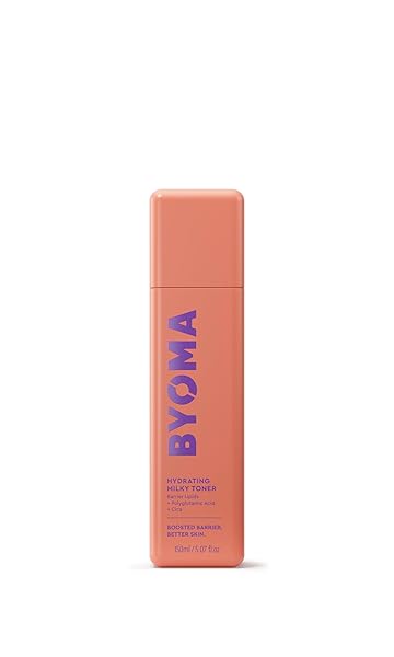 BYOMA HYDRATING MILKY TONER – DEWY, ULTRA HYDRATING TONER FOR FACE – SOOTHES SKIN, LOCKS IN MOISTURE, REDUCES REDNESS – BARRIER REPAIR – 5.07 FL OZ