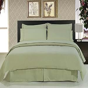 Amazon.com: Royal Hotel Full size Solid Sage 600-Thread