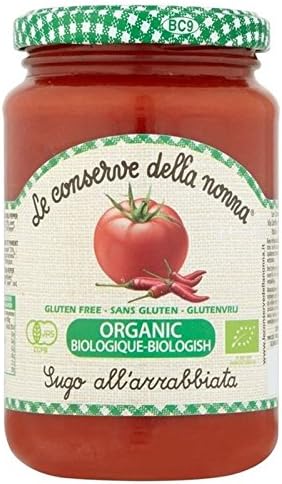 Le Conserve Della Nonna Gluten Free Spicy Arrabbiata Pasta Sauce 350g - Pack of 6