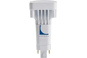 Lunera CFL LED G24q - Vertical Mount, 3000K, 13W Ballast Driven Replacement for 18/26/32/42W, 4-pin CFLs