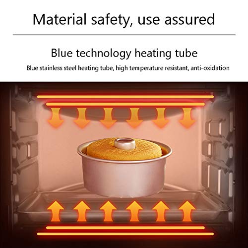 Automatische mini-oven met kookplaat en grill, 32L elektrische oven multifunctionele bakmachine, 1500W drielaagse cake… - Afbeelding 6